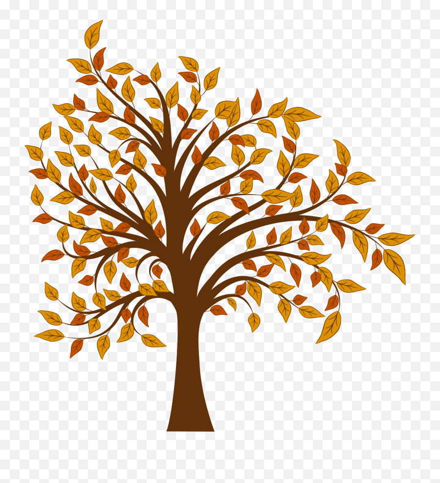 Fall Tree Png Clipart Image Autumn Trees Clip Art Tree - Autumn Tree Png Clipart Emoji,Tree Png
