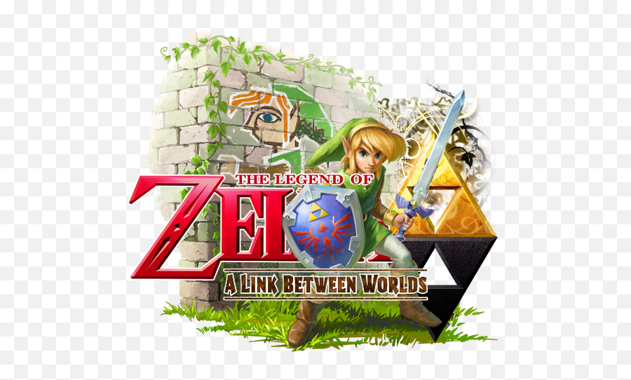 Link Between Worlds Game Review - Legend Of Zelda A Link Between Worlds Link Artwork Emoji,A Link To The Past Logo