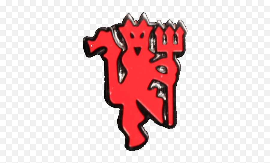 Red Devil Manchester United Logo - Red Devil Man Utd Logo Png Emoji,Manchester United Logo