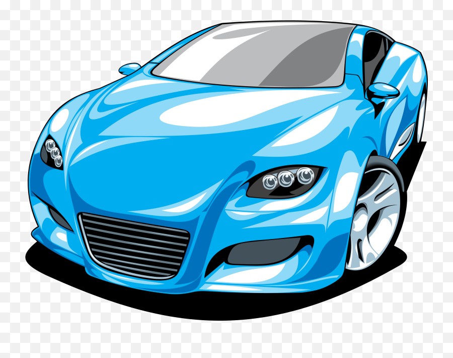 Cartoon Sports Car Images - Sports Car Vector Png Emoji,Sports Car Png