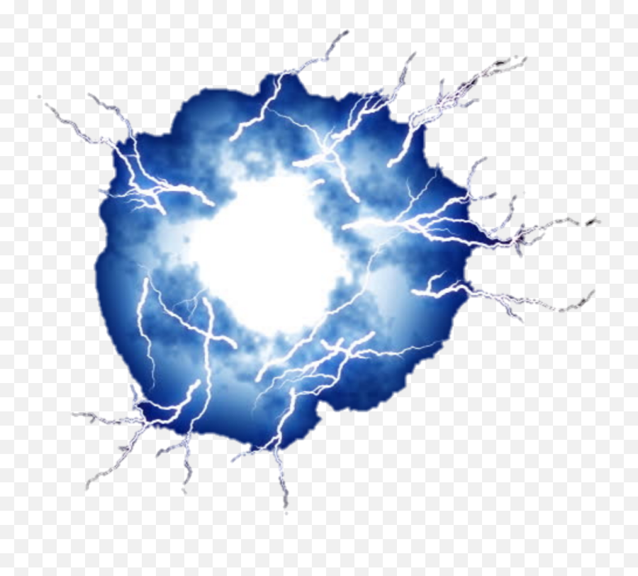 Download Hd Report Abuse - Lightning Explosion Transparent Emoji,Blue Explosion Png