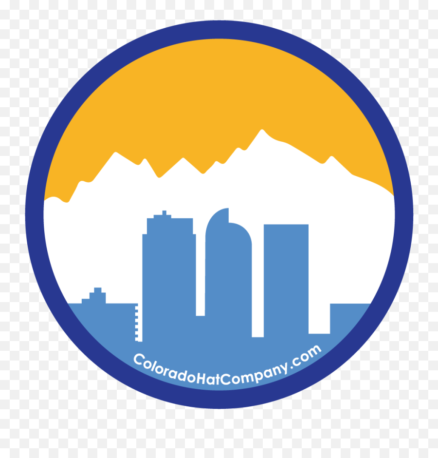 Denver Skyline Sticker - Denver Broncos Colors Png Emoji,Denver Nuggets Logo