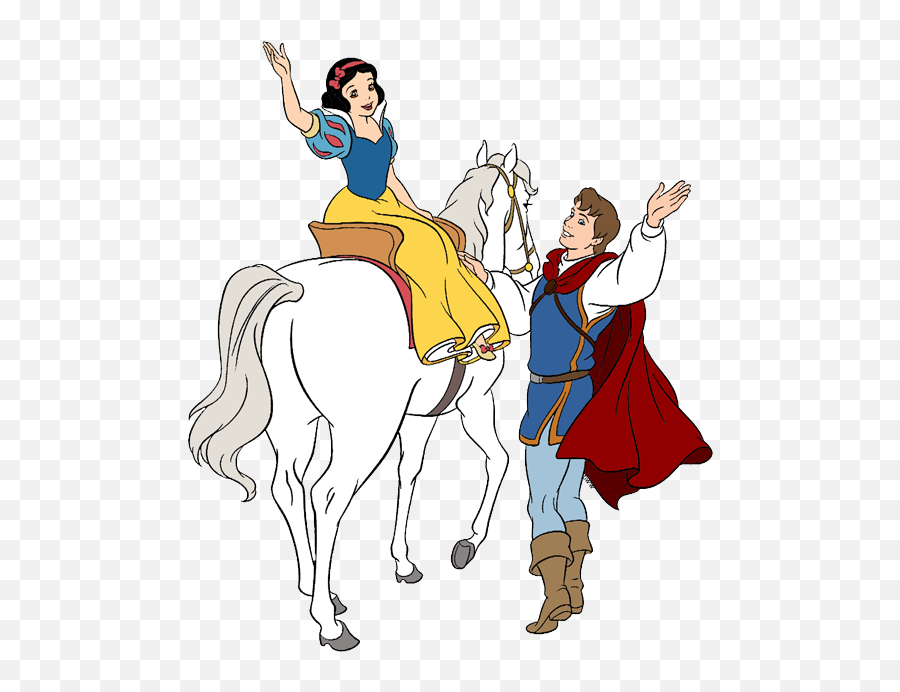 Prince Snow White Prince - Disney Snow White Horse Clipart Emoji,White Horse Png