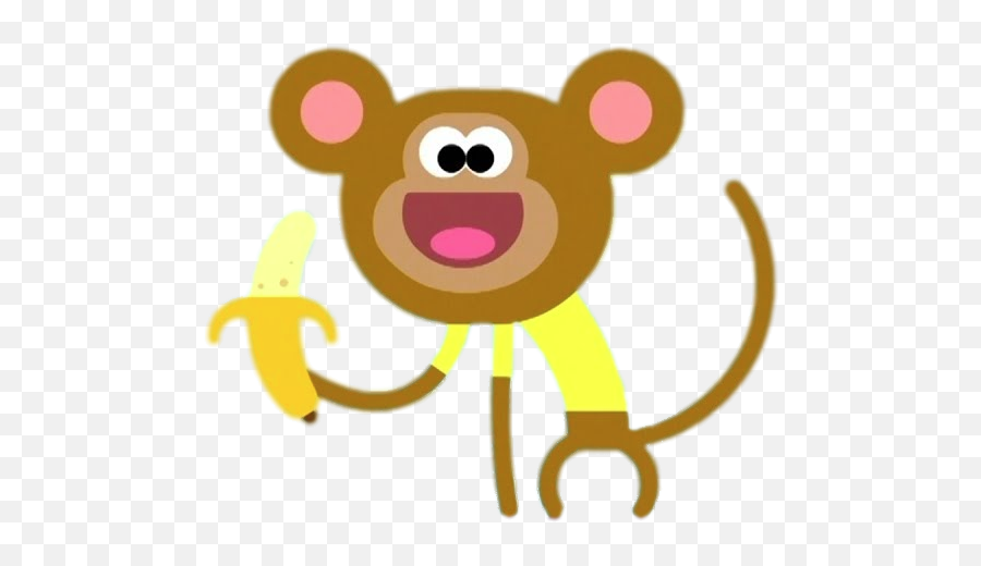 Check Out This Transparent Hey Duggee - Hey Duggee Characters Naughty Monkey Emoji,Monkey Png
