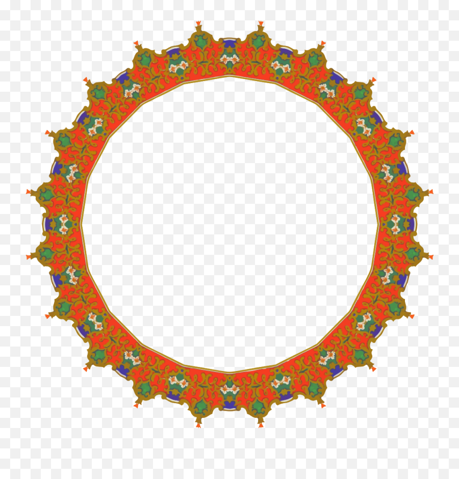 Onlinelabels Clip Art - Circular Ornate Frame Emoji,Ornate Frame Clipart