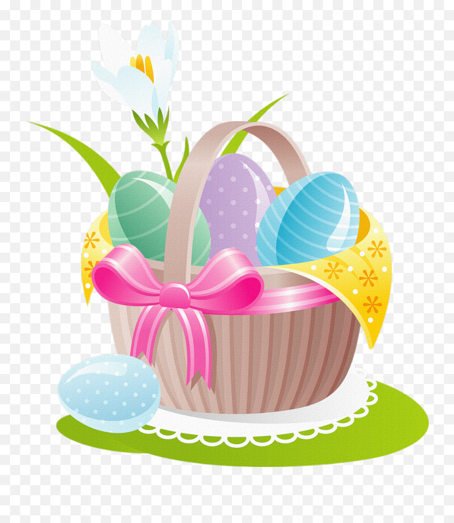 Easter Egg Basket Large Tote Bag Natural Large Clipart Emoji,Easter Egg Basket Clipart