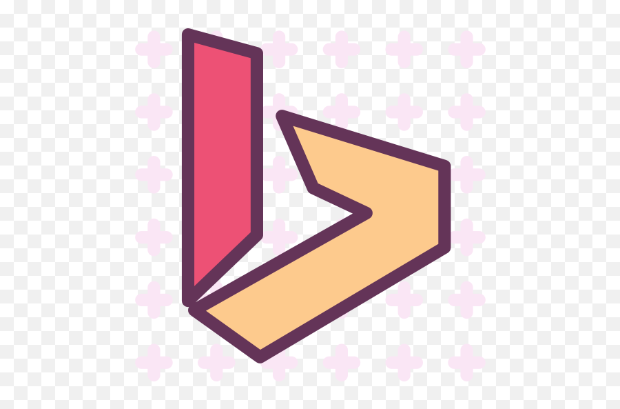 Bing Brand Logo Network Social Icon - Free Download Girly Emoji,Bing Logo