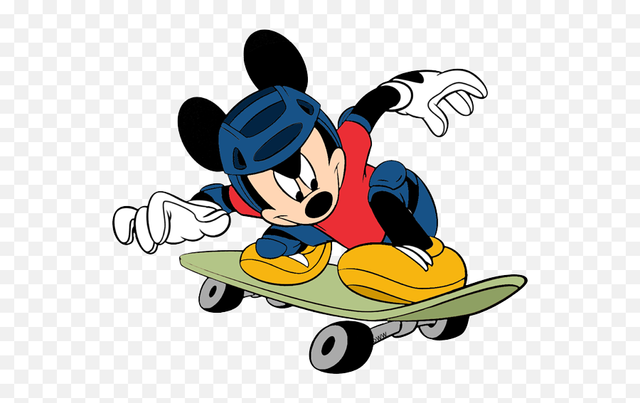 Download Hd Disney Skateboarding Clip Art Disney Clip Art Emoji,Skateboarding Clipart