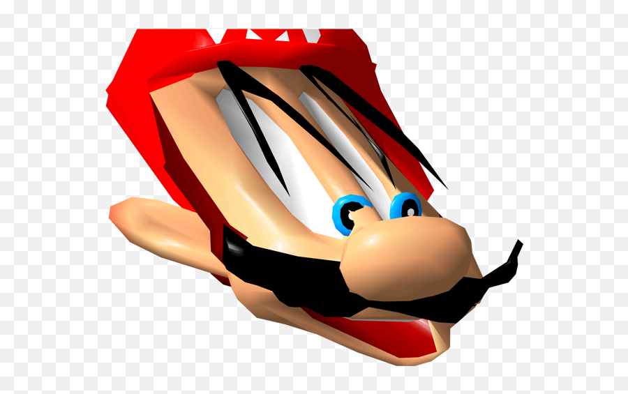 Download Hd 47683554 - U003eu003e Corrupted Mario 64 Face Emoji,Surprised Face Transparent