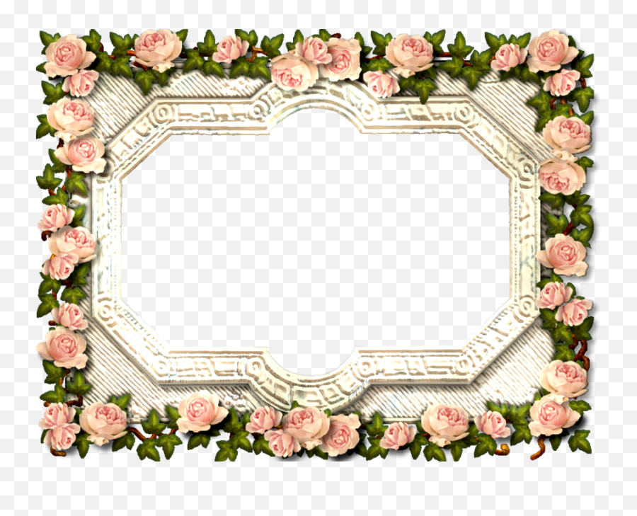 Antique Rose Frame - Clipart Best Clipart Best Emoji,Vintage Rose Clipart
