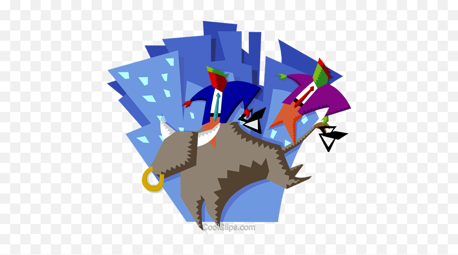 Riding The Bull Market Royalty Free Vector Clip Art Emoji,Bull Riding Clipart