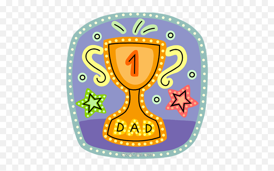 Fatheru0027s Day Royalty Free Vector Clip Art Illustration - Festa Del Papà Clipart Emoji,Father's Day Clipart