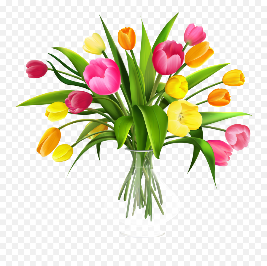 Flower Clipart Vase Flower Vase - Flower Vase Hd Png Emoji,Flower Clipart