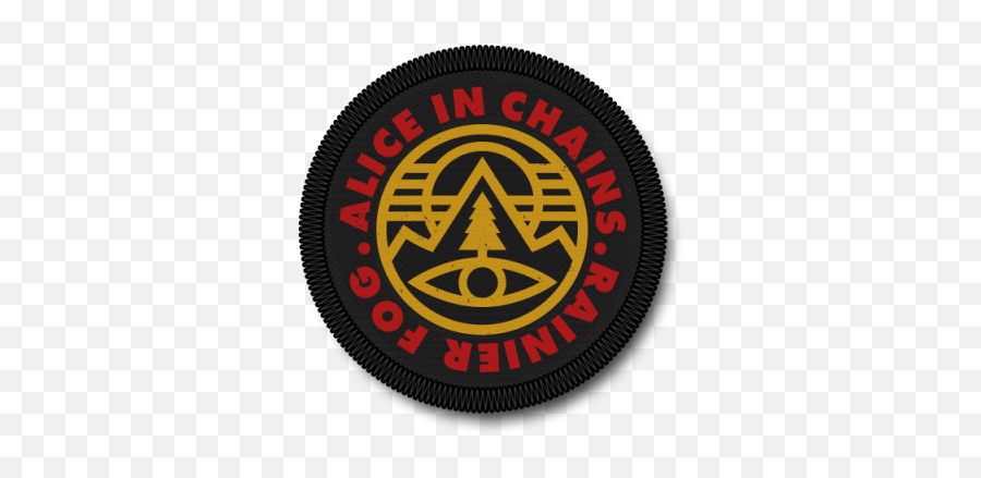 Rainier Emblem Patch Emoji,Alice In Chains Logo
