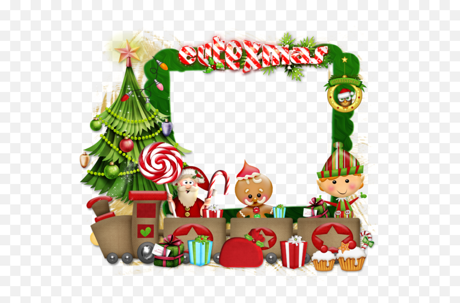 Cadre Png - Clipart Cadre Noel Christmas Frame Png Funny Funny Christmas Frame Png Emoji,Christmas Frame Clipart