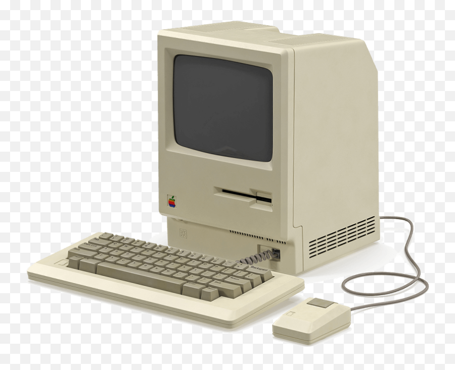 Old Computer - Macintosh 128k Emoji,Old Computer Png