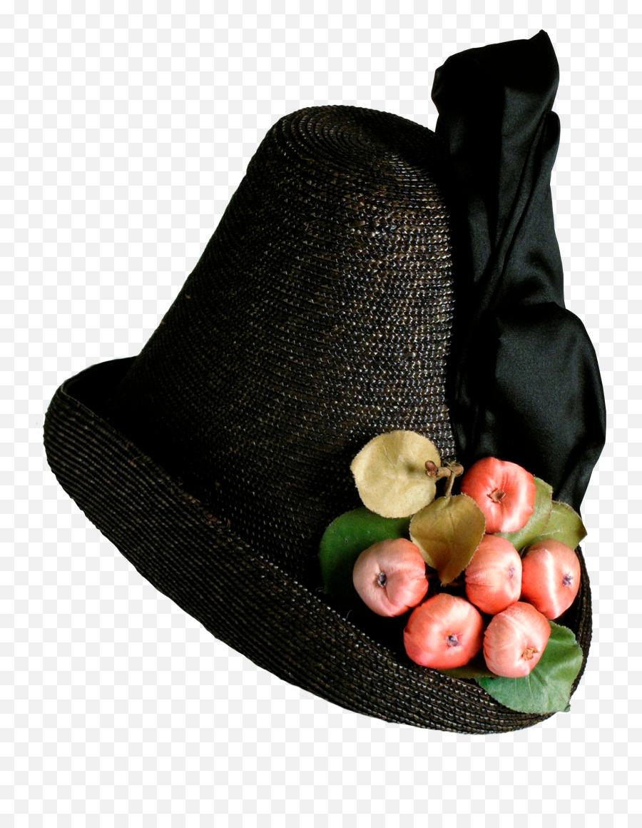 Womans Hat Ribbon Hat Straw Hat Black Headwear - Ladies Hat Womans Hats Transparent Background Emoji,Hat Transparent Background
