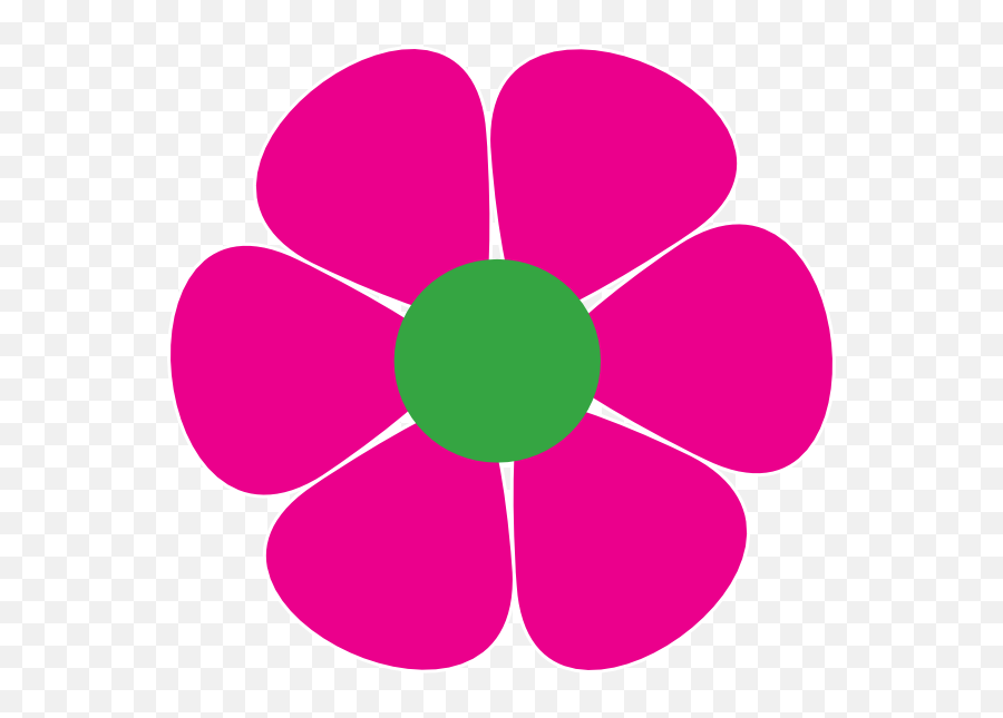 Flower Clipart - Hippie Flower Png Emoji,Hippie Clipart