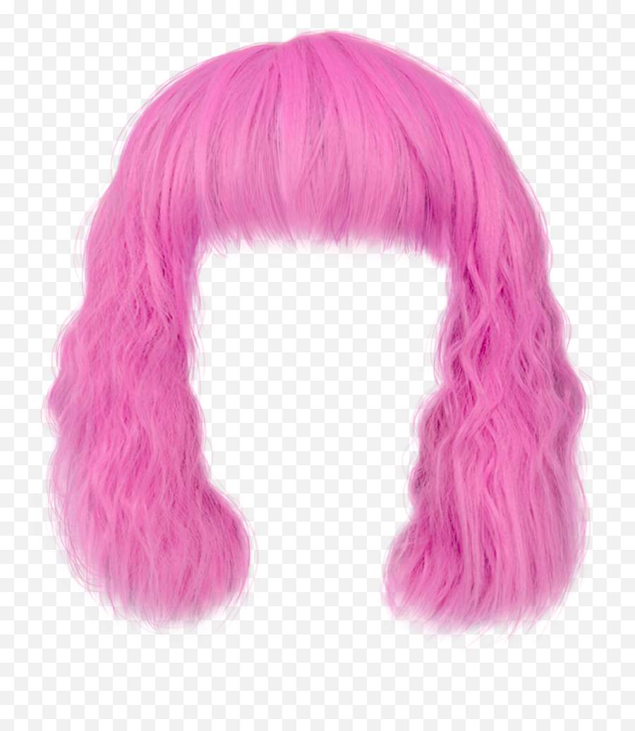 Wig - Wig Picsart Sticker Hd Png Download Original Size Pink Hair Cartoon Png Emoji,Clown Hair Png