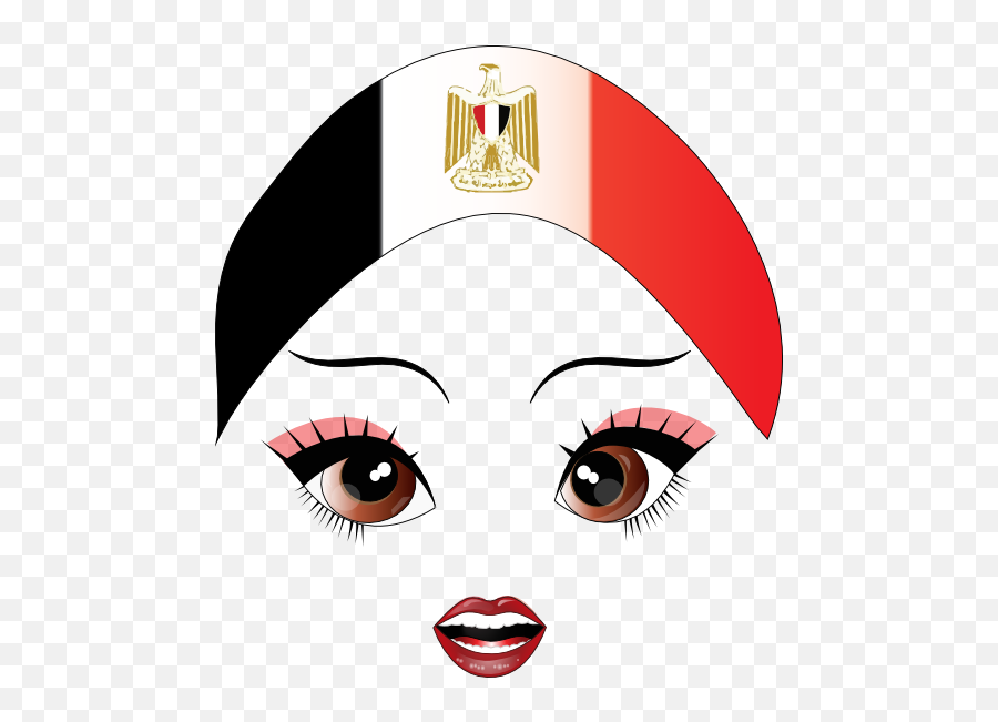 Pretty Egyptian Girl Smiley Emoticon Clipart I2clipart - Smiley Emoji,Egyptian Clipart