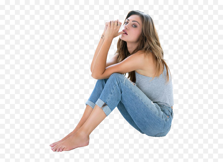 Girl Sitting - Girl Sitting Png Emoji,Girl Sitting Png