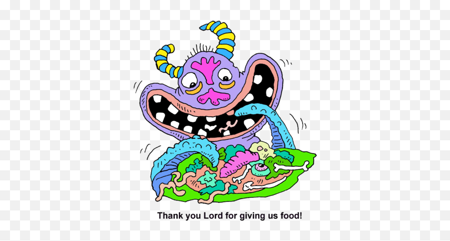 Monster Eating Food - Monster Eating Food Emoji,Eating Clipart