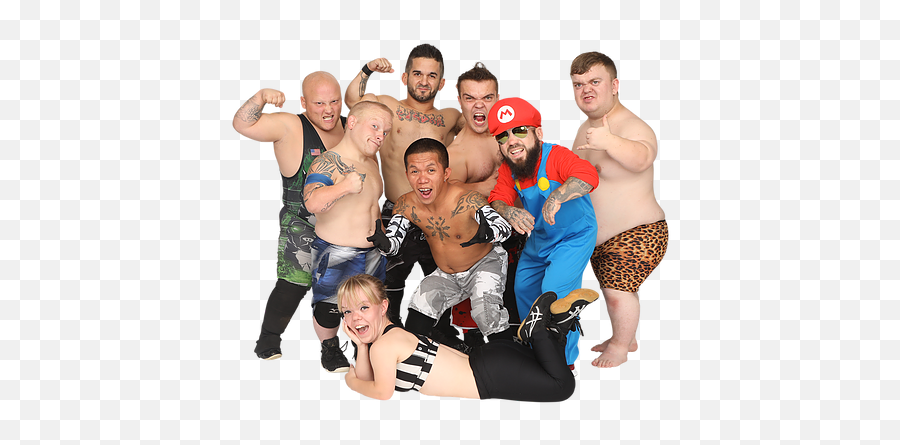 Micro Wrestling Federation Packs A Huge Punch - The Student Emoji,Wrestling Png