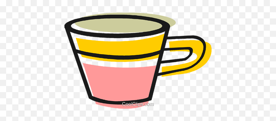 Tea Cup Royalty Free Vector Clip Art Illustration - Vc048796 Cup Emoji,Teacup Clipart