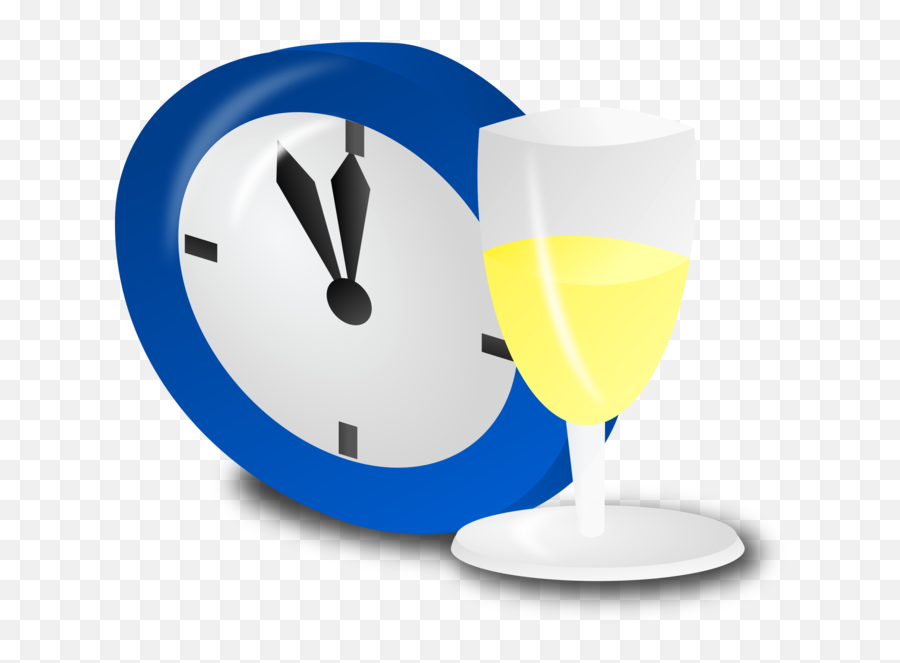 New Year Icon Clip Art At Clkercom - Vector Clip Art Online Icono Año Nuevo Png Emoji,Champagne Glass Clipart