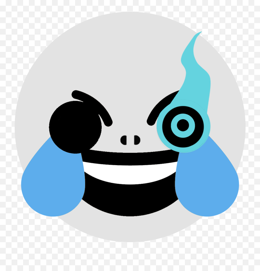 Custom Sans Laughing Emoji - Sans Laughing Emoji,Laughing Crying Emoji Transparent