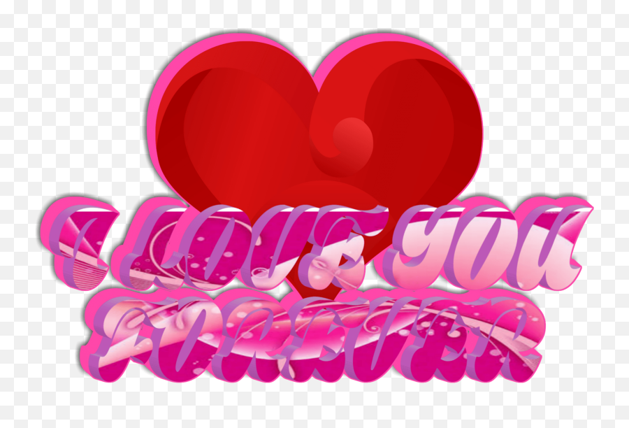 I Love You Forever Lettering Clipart Free Download - Portable Network Graphics Emoji,I Love You Clipart