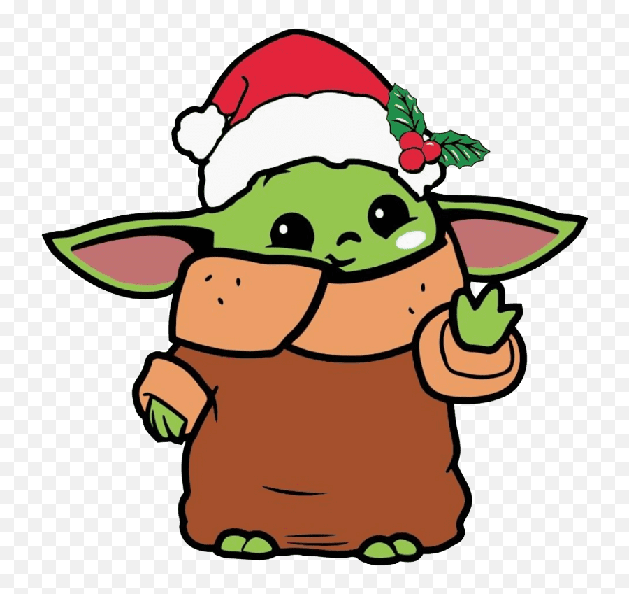 Yoda Clipart - Christmas Baby Yoda Svg Emoji,Friday The 13th Clipart