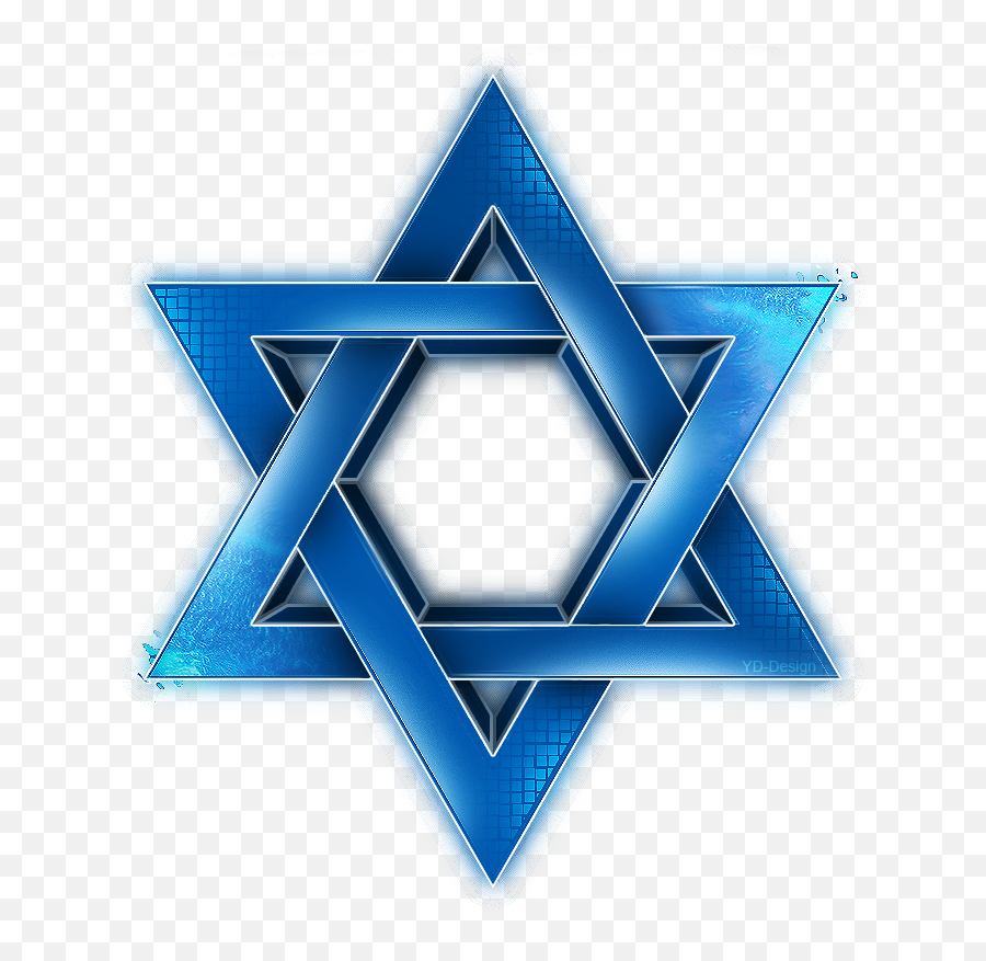 3d David Star Png - Blue Star Of David Transparent Background Emoji,Israel Png