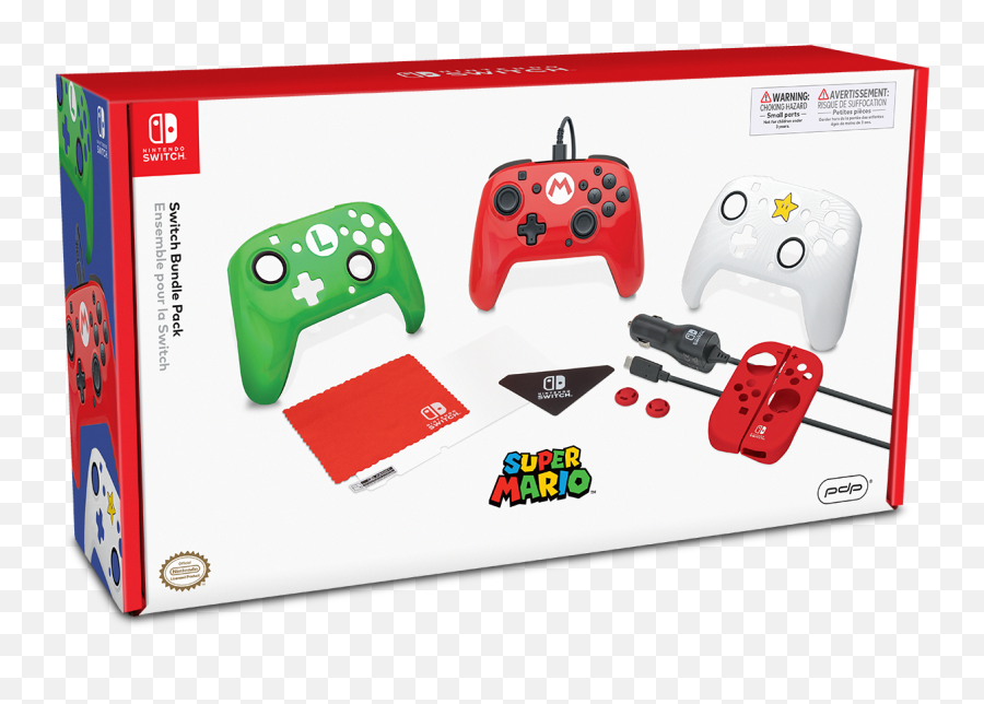 Super Mario Holiday Accessory Bundle For Nintendo Switch Only At Gamestop Nintendo Switch Gamestop - Nintendo Switch Super Mario Holiday Accessory Bundle Emoji,Paper Mario Png