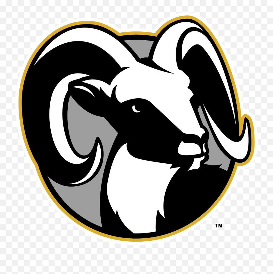 Goat Logo Hockey Logos Aries Ram Tattoo - Highland Rams Logo Emoji,Aries Logo