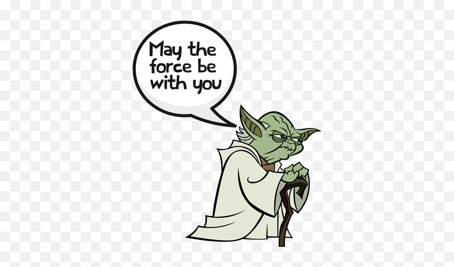 Vinilos Decorativos Para Mac Yoda - Star Wars Yoda Vector Yoda In Clone Wars Cartoon Emoji,Yoda Clipart