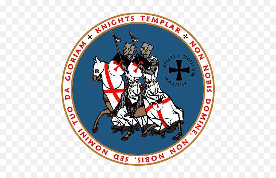 Knights Templar Emblem - Templar Two Knights On A Horse Emoji,Templar Logo