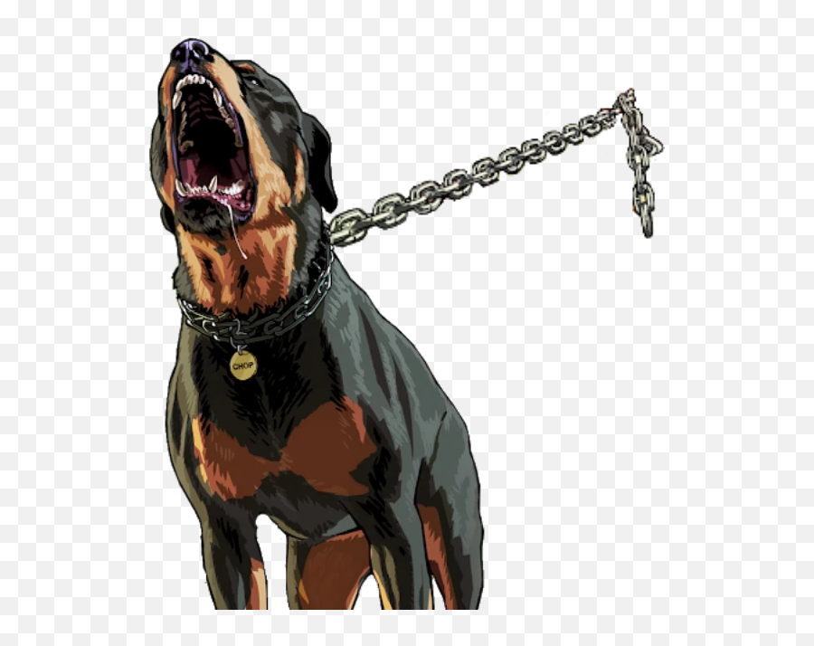 Dog Chain Png Images Transparent - Chop Gta V Png Emoji,Chain Transparent Background