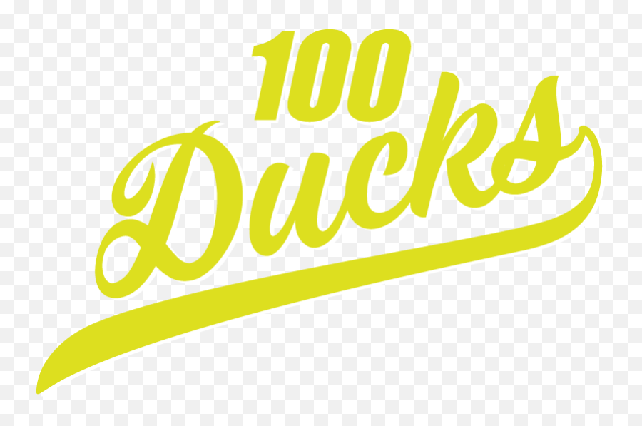 100 Ducks Who Made A Difference - Horizontal Emoji,University Of Oregon Logo