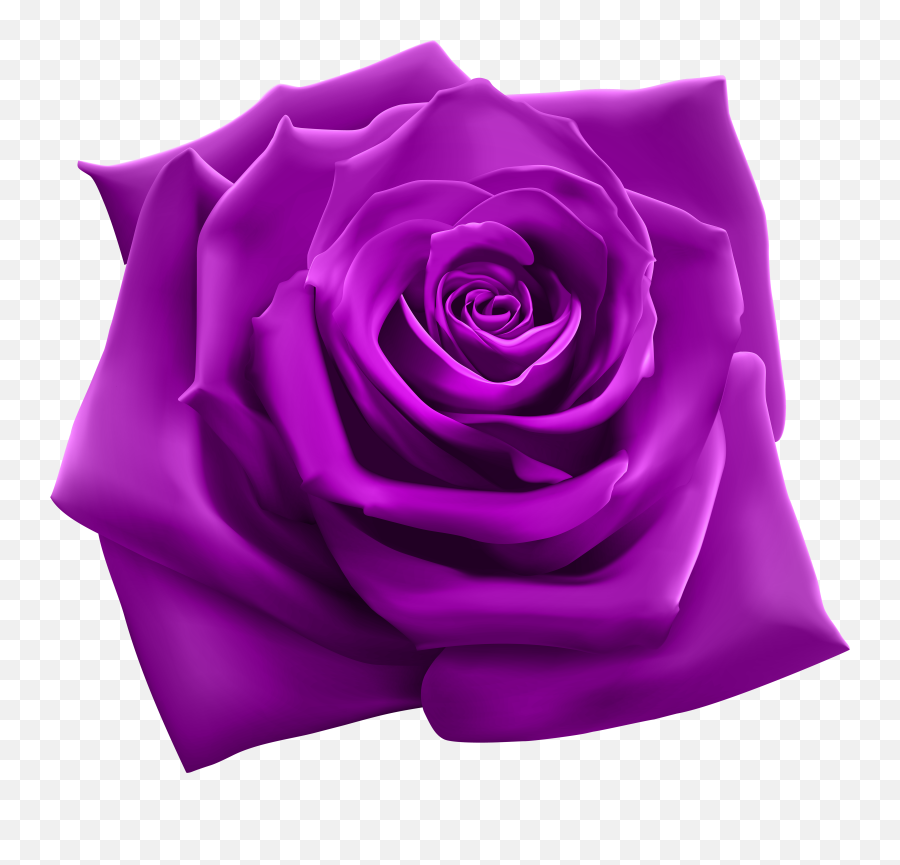 Purple Rose Clipart - Purple Rose Png Emoji,Rose Clipart