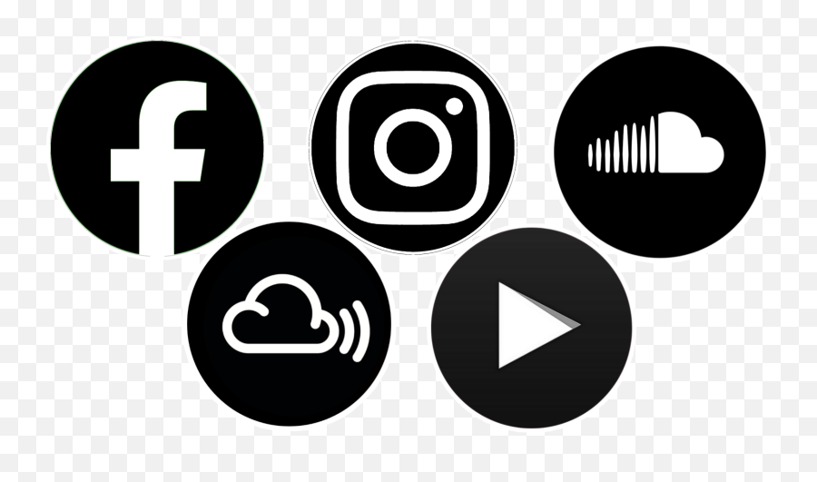 Logos Blackandwhitelogos Sticker - Facebook Instagram Soundcloud Logo Emoji,Soundcloud Logo