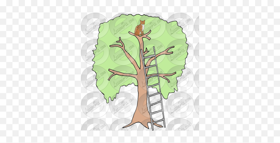 Saves A Cat From The Tree Picture For Classroom Therapy Emoji,Forest Trees Clipart