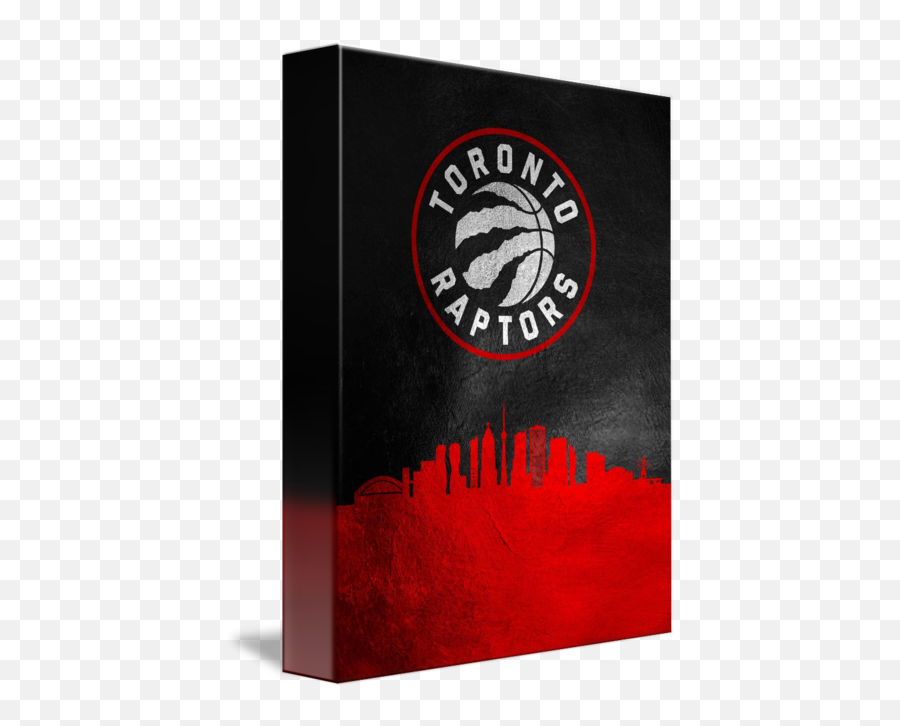Toronto Raptors Skyline By Ab Concepts - Fat Guys Burgers Emoji,Toronto Raptors Logo