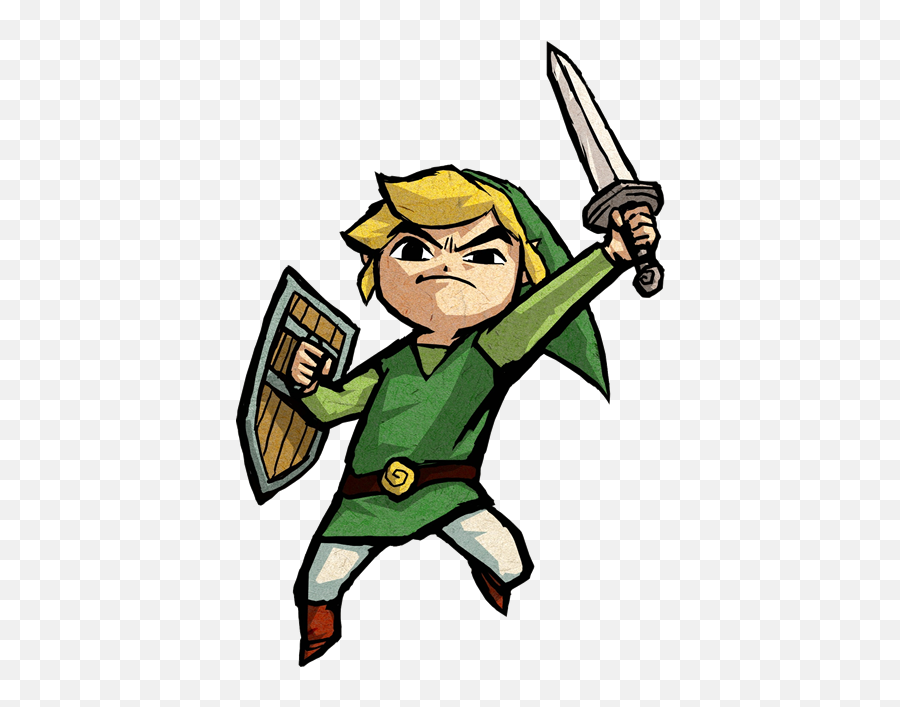 Zelda Wind Waker Link Transparent Png - The Legend Of The Wind Waker Emoji,Link Png
