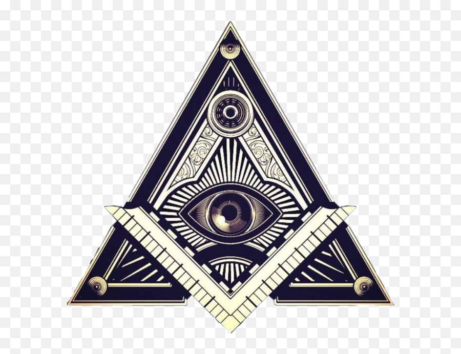 Eye Of Providence Masonic Freemason Emblem Illuminati - Car Logo Illuminati Png Emoji,Freemason Logo