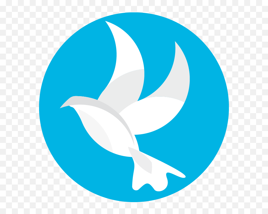 Download Hd Logo - Dove Twitter Circle Icon Png Peace Dove Dove Icon Circle Emoji,Twitter Icon Png