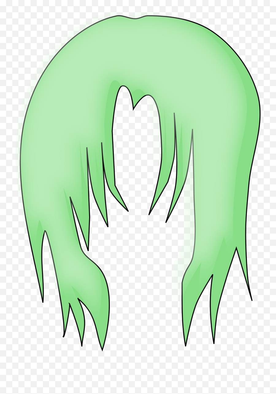 Clipart Anime Hair 3 - Png Hair Anime Transparent Emoji,Anime Clipart