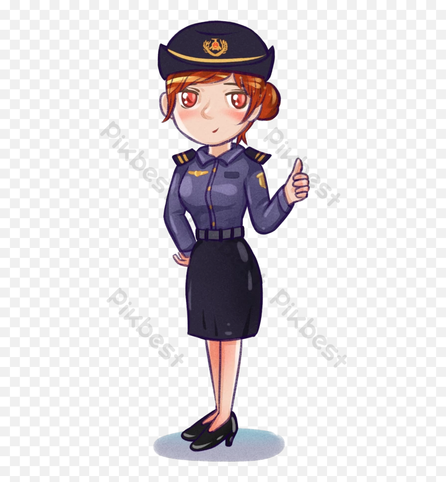 Police Girl Cute Police - Police Emoji,Police Png