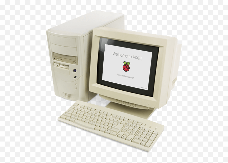 Raspberry Pi Transparent Png Image - Raspberry Pi Old Pc Emoji,Old Computer Png