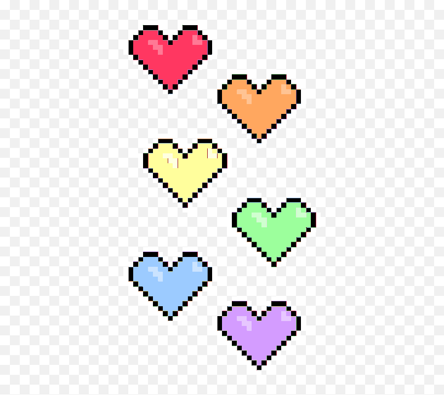 Small And Tiny Heart Pattern Gif - Pixel Heart Gif Emoji,Heart Gif Transparent
